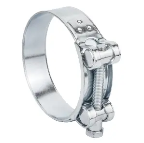 Хомут силовий оцинкований 24мм Ø80-85мм (КРАТНО 5шт) SIGMA (2509241) №1