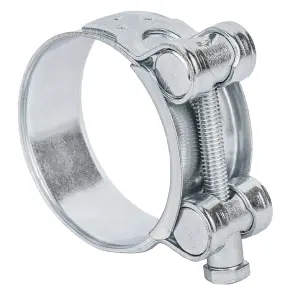 Хомут силовий оцинкований 22мм Ø48-51мм (КРАТНО 5шт) SIGMA (2509161) №1
