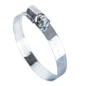 Хомут червячный оцинкованный 12.7мм D50-76мм 10шт GRAD (2511465) №2