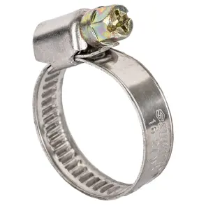Хомут черв'ячний нержавіючий 9мм D16-27мм 25шт SIGMA (2510051) №1
