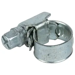 Хомут черв'ячний оцинкований 9мм D8-12мм 25шт SIGMA (2511001) №1