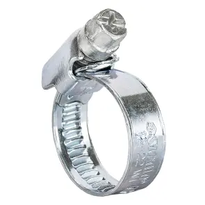 Хомут черв'ячний оцинкований 9мм D12-22мм 25шт SIGMA (2511031) №1