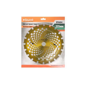Диск до тримера 2 сторін 255мм 40 зубів Gold Sturm BTA004 №2