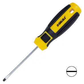 Викрутка шліцьова SL 3.0×75мм CrV Mega SIGMA (4009151) №1