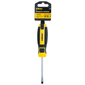 Отвертка шлицевая SL 5.0×75мм CrV Mega SIGMA (4009201) №4
