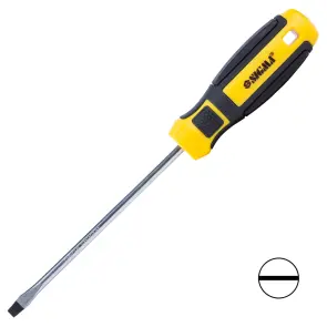 Отвертка шлицевая SL 5.0×125мм CrV Mega SIGMA (4009221) №1