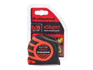 Рулетка с усиленным магнитом Sturm 2010-01-5-19PRO, 5 м х 19 мм №2