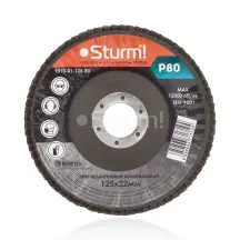 Коло зачистне пелюсткове (125x22 №80) Sturm 9010-01-125-80