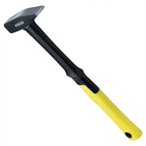Молоток 300г слесарная фибергласовая рукоятка SIGMA (4316031) №2