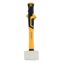 Киянка гумова біла 225г фібергласова рукоятка SIGMA (4317281)