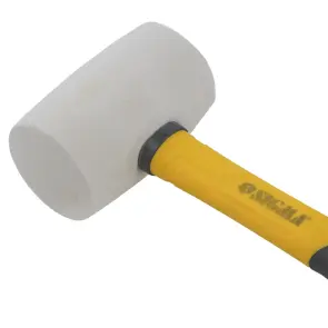 Киевлянка резиновая белая 680г фибергласовая рукоятка SIGMA (4317311) №3