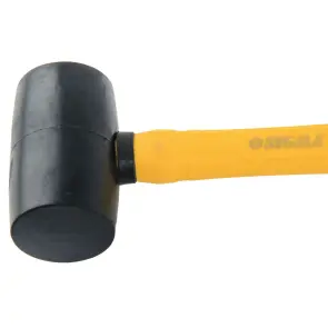 Киевлянка резиновая черная 340г фибергласовая рукоятка SIGMA (4317351) №3