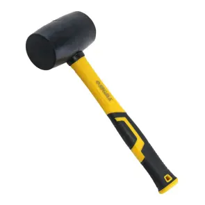 Киевлянка резиновая черная 450г фибергласовая рукоятка SIGMA (4317361) №2