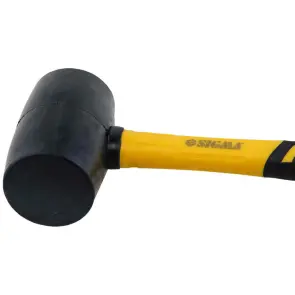 Киевлянка резиновая черная 450г фибергласовая рукоятка SIGMA (4317361) №3
