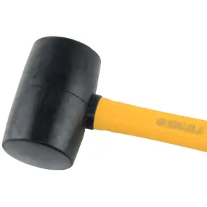 Киевлянка резиновая черная 680г фибергласовая рукоятка SIGMA (4317371) №3