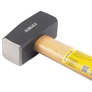 Кувалда 800г деревянная рукоятка (дуб) SIGMA (4311331) №5