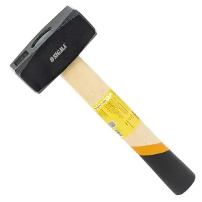 Кувалда 1500г деревянная рукоятка (дуб) SIGMA (4311351) №2