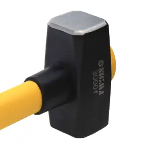 Кувалда 3000г удлиненная фибергласовая рукоятка SIGMA (4311221) №6