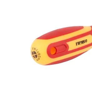 Отвертка диэлектрическая крестовая PH1×80мм 1000В CrV SIGMA (4008141) №4