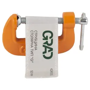 Струбцина столярная тип "G" 50мм GRAD (4241515) №6
