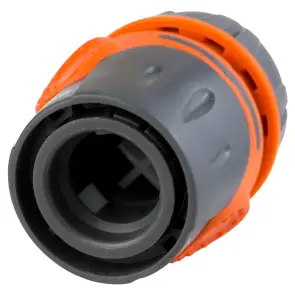 Коннектор ½" быстросъемный для шланга ½" аквастоп (ABS+TPR) FLORA (5015494) №6