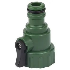 Кран запорный в/с ¾" с адаптером на коннектор ½" (ABS) GRAD (5016985) №2