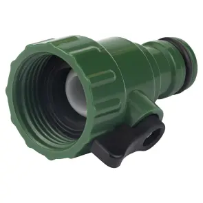 Кран запорный в/с ¾" с адаптером на коннектор ½" (ABS) GRAD (5016985) №5