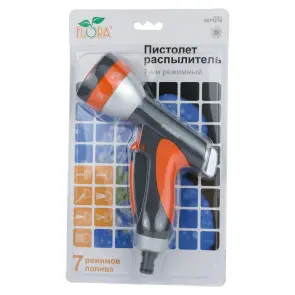 Пістолет-розпилювач 7-ми режимний (ABS+AL+TPR) FLORA (5011274) №7