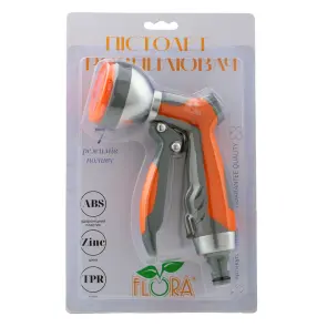 Пістолет-розпилювач 7 режимів (ABS+Zinc+TPR) FLORA (5011134) №5