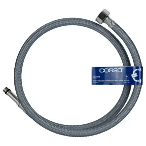 Шланг підводка 1/2" М10×37мм 100см NYLON CORSO XA-1410 (9690170) №1