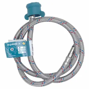 Шланг подводка 1/2" М10×35мм 120см AQUATICA XA-5412 (9790672) №1
