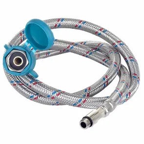 Шланг подводка 1/2" М10×35мм 120см AQUATICA XA-5412 (9790672) №5