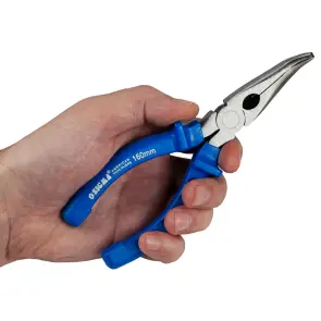 Долгогубцы изогнутые 160мм синие SIGMA (4356161) №7