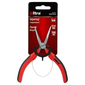 Довгогубці прямі 125мм CrV Profi ULTRA (4357912) №3