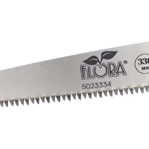 Пила садова пряма 330мм 7TPI з чохлом FLORA (5023334) №4