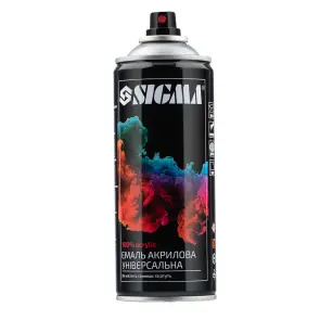 Эмаль аэрозольная акриловая флуоресцентная 400мл RAL 6038 зеленый SIGMA (2736211) №2