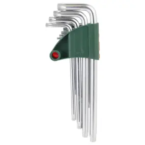 Ключи TORX 9шт T10-T50мм CrV (средние с отверстием) GRAD (4022285) №2