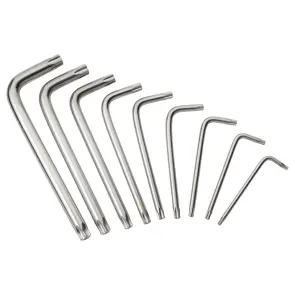 Ключі TORX 9шт T10-T50 мм CrV (короткі з отвором) SIGMA (4022211) №7