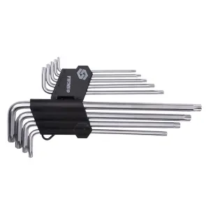 Ключи TORX 9шт T10-T50мм CrV (длинные с отверстием) SIGMA (4022231) №6