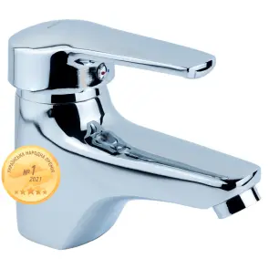 Смеситель HM Ø40 для раковины литой на гайке AQUATICA HM-1A131C (9736000) №1