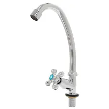 Змішувач s83 ½" монокран на гайці (КРАТНО 3шт) AQUATICA QM-1G159C (9783600)