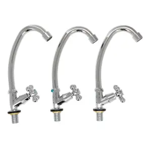 Змішувач s83 ½" монокран на гайці (КРАТНО 3шт) AQUATICA QM-1G159C (9783600) №7