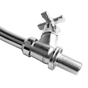 Смеситель QN 1/2" монокран на гайке (КРАТНО 2шт) AQUATICA QN-1G158C (9786600) №8
