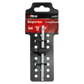 Вороток Т-подібний 1/4" 152мм CrV ULTRA (6050042) №3