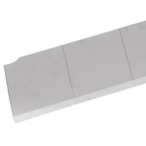 Леза змінні прямі 25×125×0.7мм 6 сегментів 10шт SIGMA (8218111) №5