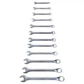 Ключі ріжково-накидні глибокі 12шт (7-15, 17, 19, 22мм) CrV polished SIGMA (6010241) №2