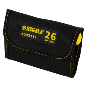 Отвертка + биты 18шт + торцевые насадки 6шт CrV SIGMA (4002111) №4
