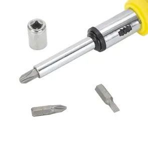 Отвертка с реверсом + торцевые насадки 1/4" 27шт CrV SIGMA (4002121) №6
