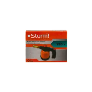 Лампа паяльна газова з п'єзопідпалом (190 г/360 мл) Sturm 8160101 №4