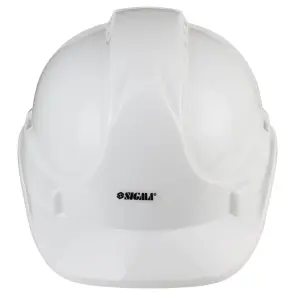 Каска будівельна 8 точок кріплення (біла) SIGMA (9414501) №1